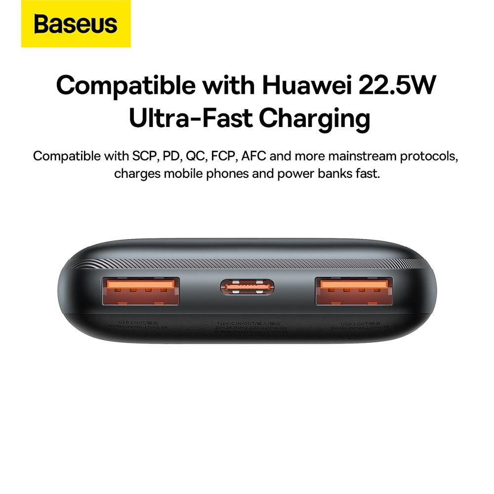 Powerbank 10000mAh Baseus Bipow Pro 20W