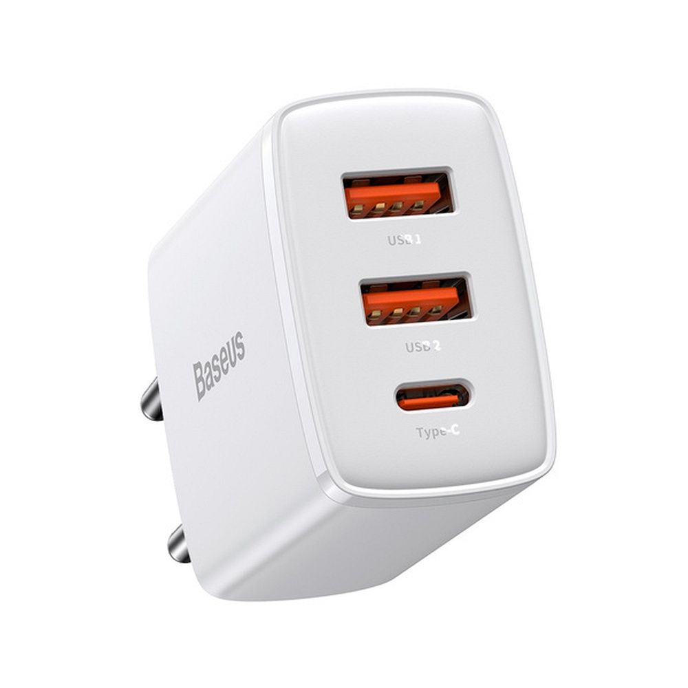 Caricabatterie 30W Multiport Baseus (2x USB + Type-C)