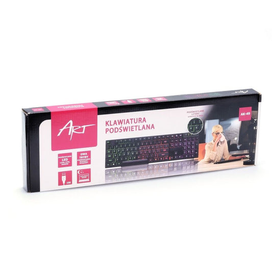 Tastiera retroilluminata con cavo
